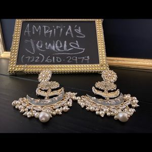 Mennakari. Kundan. 22k Gold plated.